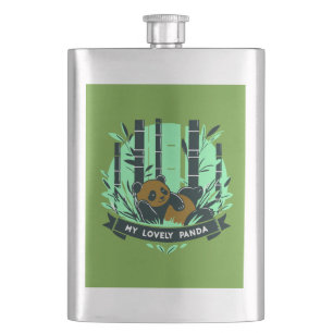 Whimsical Panda Gifts: Adorable Designs & Artwork Hip Flask
