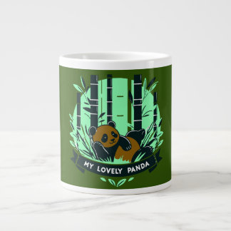 Whimsical Panda Gifts: Adorable Designs & Artwork Large Coffee Mug