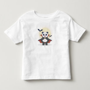 Whimsical Panda Wizard with Magic Hat Toddler T-Shirt