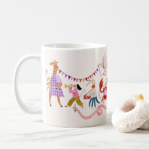 Whimsical Parade of Joy – The KindOnes Style Coffee Mug