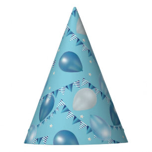 Whimsical Party Hat, Balloon, Star, Garland design Hat