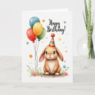 Whimsical Party Hat Card