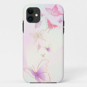 Whimsical Pastel Butterflies iPhone 11 Case