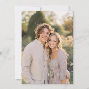 Whimsical Pastel Floral Photo Invitation