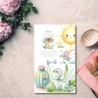 Whimsical Pastel Hatching Soon Dino Books for Baby