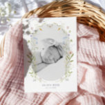 Whimsical Pastel Wildflower Frame Baby Shower Thank You Card<br><div class="desc">Introducing our enchanting Whimsical Pastel Wildflower Frame Baby Shower Thank You Card, designed to express your heartfelt gratitude with a touch of whimsy and elegance. Each card is delicately framed by a dreamy pastel wildflower motif, rendered in soft watercolor tones that evoke the gentle beauty of nature. A charming white...</div>