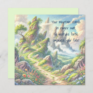 Whimsical Path & Quote Card