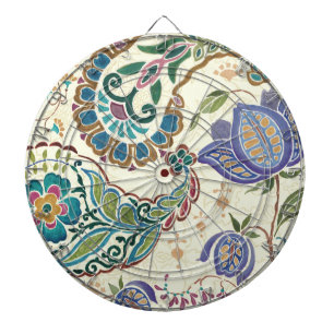 Whimsical Peacock Dartboard