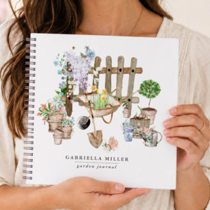 Whimsical Personalised Gardening Journal