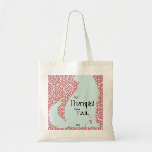Whimsical Pet Therapy Humour Design Tote Bag