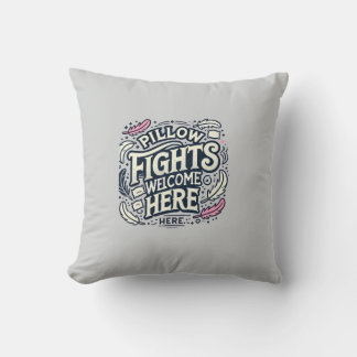 Whimsical Pillow Fights Design: Gentle Soft Colour