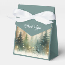 Whimsical Pine Forest Fairy Lights Wedding