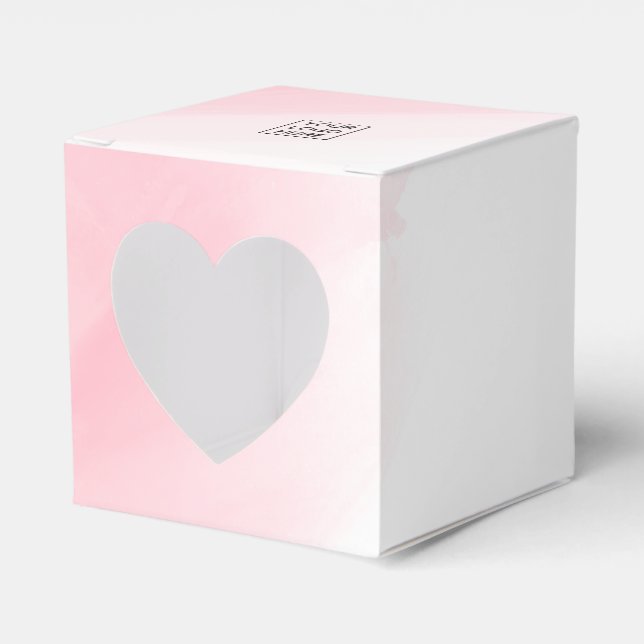 Whimsical Pink Corporate Coffee Girl Favour Box (Front Side)