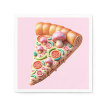 Whimsical Pink Mushroom Pizza Party 