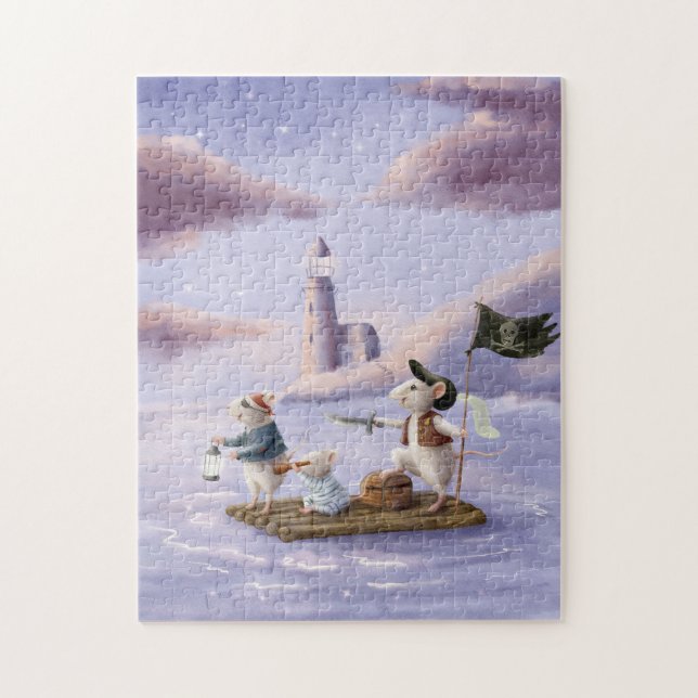Whimsical Pirates Storybook Jigsaw Puzzle (Vertical)