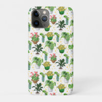 Whimsical Potted Plants Blanket