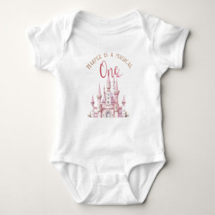 Whimsical Princess Fairytale First Birthday Baby Bodysuit