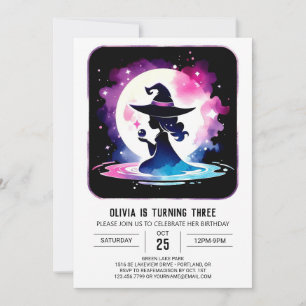 Whimsical Printable Wizard Birthday Invitation