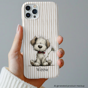 Whimsical Puppy   Golden Dog Lover Gift iPhone 16 Pro Case