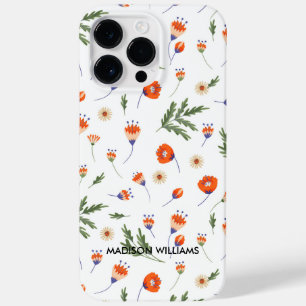 Whimsical Purple Snake & Botanical– Personalised Case-Mate iPhone 14 Pro Max Case