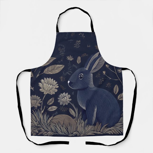 Whimsical Rabbit Apron (Front)