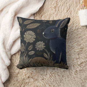Whimsical Rabbit Cushion