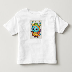 Whimsical Rainbow Dragon T-Shirt Design.