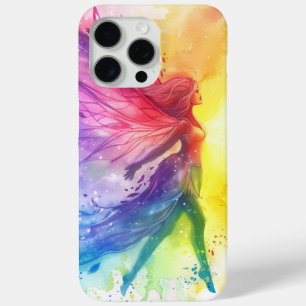Whimsical Rainbow Fairy - Enchanted Cottagecore iPhone 15 Pro Max Case