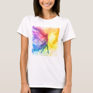 Whimsical Rainbow Fairy - Enchanted Cottagecore T-Shirt