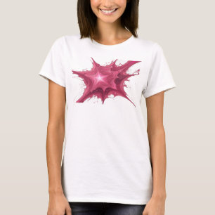 Whimsical Red Abstract Stars Custom Shirt