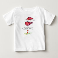 Whimsical Red Christmas Bird