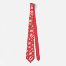 Whimsical Red Pattern Christmas