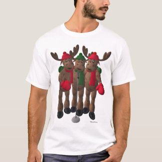 Whimsical Reindeer: The Moose Brothers T-Shirt