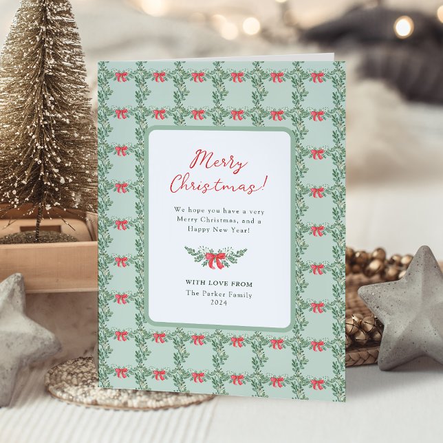 Whimsical Retro | Merry Christmas Holiday Card (Creator Uploaded)
