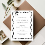 Whimsical Ribbon Bow 21st Birthday Party Invitation<br><div class="desc">This whimsical birthday party invitation features a cute dainty hand drawn bow and simple text. For more advanced customisation of this design,  e.g. changing layout,  font or text size please click the "CUSTOMIZE" button above. Please contact me for any questions!</div>