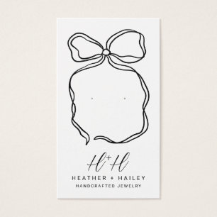 Whimsical Ribbon Handcrafted Jewellery Display Car