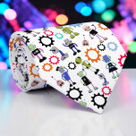 Whimsical Robots Fun Custom Necktie Tie<br><div class="desc">Whimsical Fun Custom Necktie: A statement piece that adds a touch of retro fashion to any outfit. This eye-catching design is perfect for those who love pop culture and unique accessories. Ideal for expressing your personal style and making a memorable impression.</div>