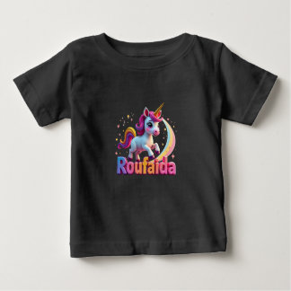 Whimsical "Roufaida" Fun & Playful  Baby T-Shirt