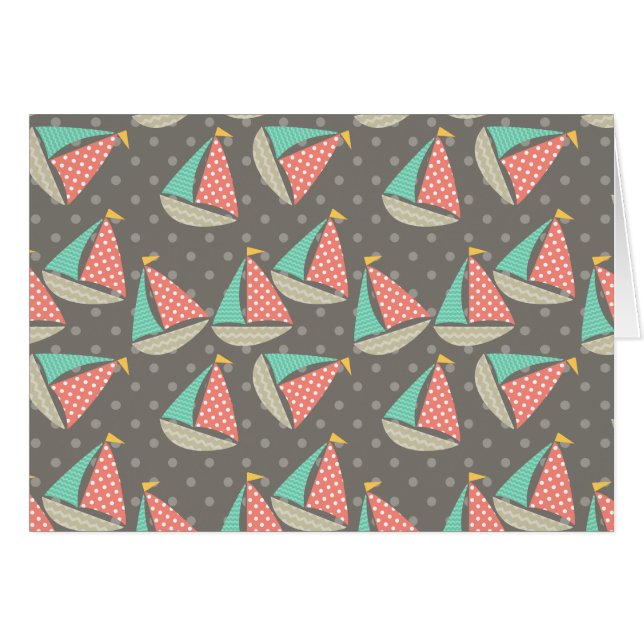 Whimsical Sailboats (Front Horizontal)