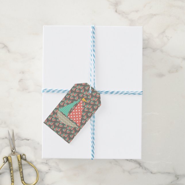 Whimsical Sailboats Gift Tags (With Twine)