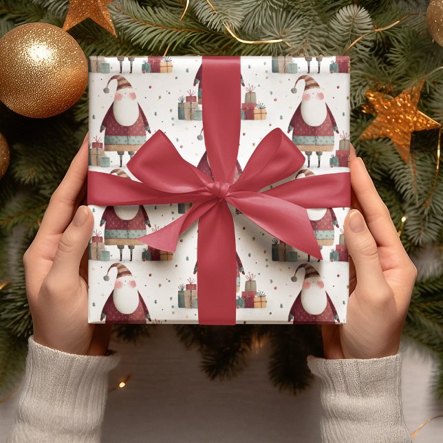  Whimsical Santa Claus Wrapping Paper (Creator Uploaded)