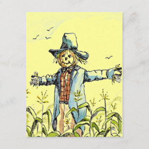 WHIMSICAL SCARECROW Corn Maze PARTY INVITATION