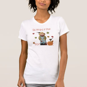 Whimsical Scarecrow for rent With Pumpkin T-Shirt