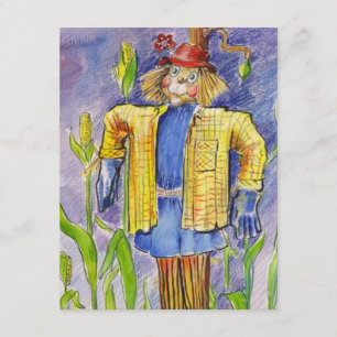 WHIMSICAL SCARECROW WIZARD OF OZ PARTY INVITATION