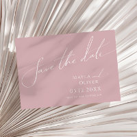 Whimsical Script | Dusty Rose Horizontal