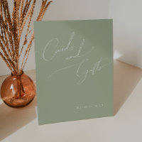 Whimsical Script | Sage Green Cards and Gifts