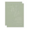 Whimsical Script | Sage Green We Do Wedding