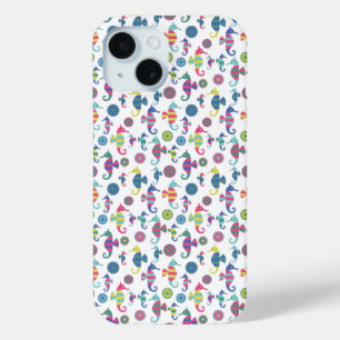 Whimsical Seahorse Design iPhone 15 Case