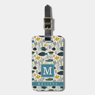 Whimsical Sealife Luggage Tag