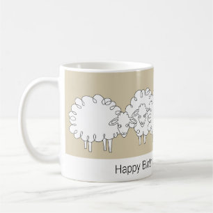 Whimsical Sheep Mug